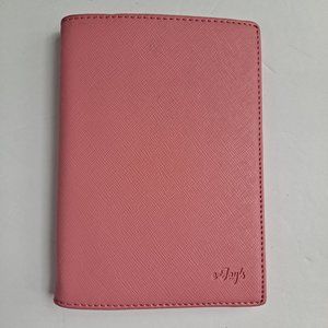 Passport Cover Travel Essentials wallet pink  8 card Pocket